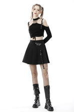 Load image into Gallery viewer, Punk drawstring strap top TW398