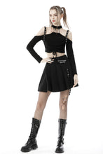 Load image into Gallery viewer, Punk drawstring strap top TW398