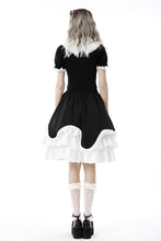 Load image into Gallery viewer, Black lolita two little bears doll top TW401
