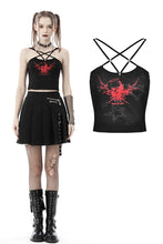 Load image into Gallery viewer, Wings of death star halter crop top TW406