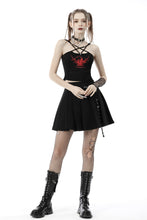Load image into Gallery viewer, Wings of death star halter crop top TW406