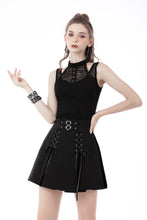 Load image into Gallery viewer, Punk cool sexy net non-sleeves knit T-shirt TW427