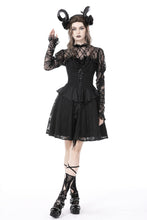 Load image into Gallery viewer, Blace sexy lace long sleeves top TW445
