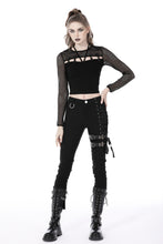 Load image into Gallery viewer, Punk hollow out chest sexy top TW446