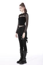 Load image into Gallery viewer, Punk hollow out chest sexy top TW446