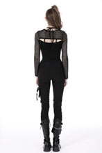 Load image into Gallery viewer, Punk hollow out chest sexy top TW446