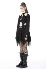 Load image into Gallery viewer, Gothic bell sleeves crop top TW450