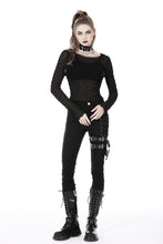 Load image into Gallery viewer, Punk sexy shrinkage mesh easy match top TW451