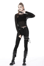 Load image into Gallery viewer, Punk sexy shrinkage mesh easy match top TW451
