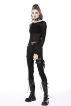 Load image into Gallery viewer, Punk sexy shrinkage mesh easy match top TW451