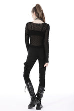 Load image into Gallery viewer, Punk sexy shrinkage mesh easy match top TW451