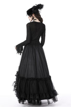 Load image into Gallery viewer, Gothic luxe lace see-through belly sexy top TW452