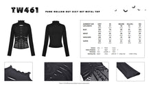 Load image into Gallery viewer, Punk hollow out sexy net metal top TW461