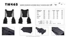 Load image into Gallery viewer, Gothic princess layered frilly sleeves sexy top TW465