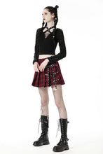 Load image into Gallery viewer, Punk torn lace up T-shirt TW491