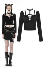 Load image into Gallery viewer, Punk rock girl crop top TW494