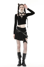 Load image into Gallery viewer, Punk rock girl crop top TW494