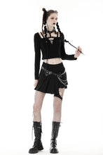 Load image into Gallery viewer, Punk rock girl crop top TW494
