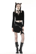 Load image into Gallery viewer, Punk rock girl crop top TW494