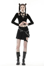 Load image into Gallery viewer, Punk rock girl crop top TW494