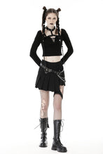 Load image into Gallery viewer, Punk rock girl crop top TW494