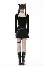 Load image into Gallery viewer, Punk rock girl crop top TW494