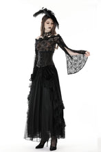 Load image into Gallery viewer, Gothic sexy off shoulder lace T-shirt TW508