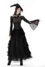 Load image into Gallery viewer, Gothic sexy off shoulder lace T-shirt TW508