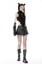 Load image into Gallery viewer, Punk decadent hole sleeveless top TW514