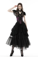 Load image into Gallery viewer, Gothic lace V collar top TW521
