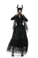 Load image into Gallery viewer, Gothic sexy lace up big sleeves top TW540