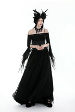 Load image into Gallery viewer, Gothic mesh off shoulder top TW544