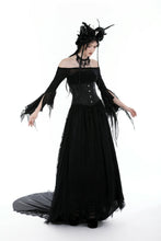 Load image into Gallery viewer, Gothic mesh off shoulder top TW544