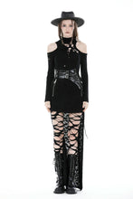Load image into Gallery viewer, Punk sexy hollow out rock top TW549