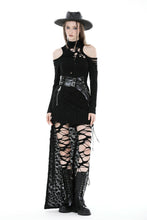 Load image into Gallery viewer, Punk sexy hollow out rock top TW549