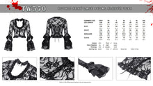Load image into Gallery viewer, Gothic sexy lace petal sleeve tops TW570