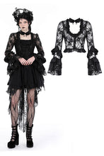 Load image into Gallery viewer, Gothic sexy lace petal sleeve tops TW570