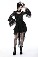 Load image into Gallery viewer, Gothic sexy lace petal sleeve tops TW570