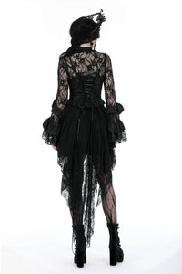 Gothic sexy lace petal sleeve tops TW570